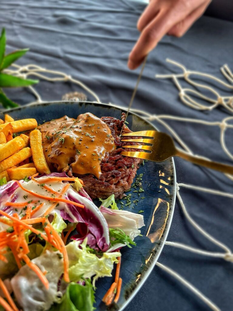 steak haché sauce poivre
