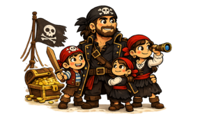 Papa et ses enfants